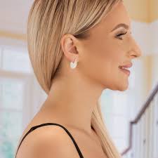 Small charley Hoop Earring Sterling Silver