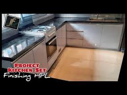 Top picks related reviews newsletter. Membuat Kitchen Set Minimalis Top Table Hpl Youtube Dapur Minimalis