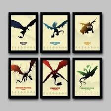 For Serious How To Train Your Dragon Fans 6 Individual 8 5 X 11 Dragon Posters Each Poster Displays The 8 Dragon Powers And Their Str Drachen Poster Plakat