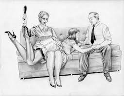 Spanking Drawing - 37 photos