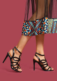 Your high heels woman stock images are ready. Buy Black Strappy Heels For Women Online In India
