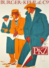 Pkz Burger Kehl Co By Blaser Hermann 1926 Classic Swiss Art Deco Poster For Pkz One Of The Most Famous Clo Retro Poster Art Deco Illustration Poster Shop