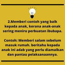 Setiap anak wajib berbakti dan mentaati ibu bapa demi membahagiakan kehidupan mereka melalui hari tua. Untuk