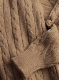 Crafted in the medium weight. Camelhair Cable Knit Crewneck Sweater The Ben Silver Collection