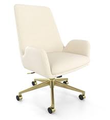 Midmod Fabric Manager Chair Cream Un56982 At Staples In 2020 White Office Chair Desk Chair Comfy White Desk Chair