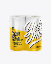 Download Paper Towel Rolls Mockup In Packaging Mockups On Yellow Images Object Mockups Yellowimages Mockups