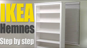 The billy bookcase is pretty straightforward to build right out of the box, or you can get creative and make elaborate storage that looks great. Ikea Hemnes Bookshelf Step By Step How To Assemble 002 456 44 Bookcase Youtube