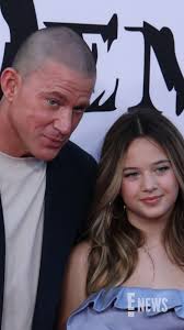 Channing Tatum and Daughter at Demon Slayer Premiere