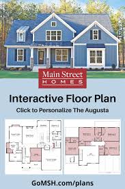 Located In Midlothian Va Main Street Homes Offers Interactive Floor Plans That Allow You To Personalize Our Pla In 2020 Floor Plans How To Plan New Home Construction