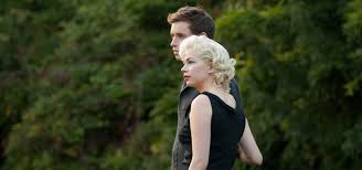 With the blond hair, the red lipstick and the camera angles, she looks something like monroe, although she's more petite. Film Review My Week With Marilyn 2011 Cinema Autopsy