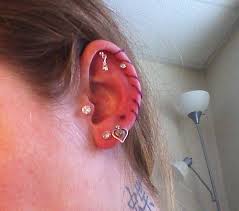 Stop wearing your earrings so the hole can close up. Stitched Ear Earring Alternative 9 Steps Instructables