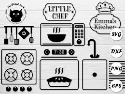 We have a huge range of paper cutting products available. Kinder Kuche Set Svg Geschnitten Datei Spielen Kuche Aufkleber Etsy In 2021 Kids Kitchen Kitchen Sets For Kids Play Kitchen