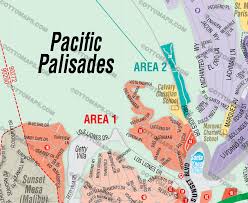 Pacific Palisades Map, Los Angeles, CA ...