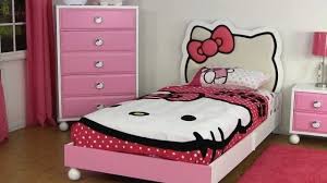 Girl S Bedroom Decoration Hello Kitty Themed Bed Linen 30 Photos Bedroom Decoration H Kids Bed Furniture Bunk Bed Designs Bedroom Furniture For Sale