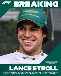 Lance Stroll will race with Aston Martin Aramco Formula One Team for 2025  and beyond! ✍️