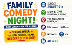 08/09: Clean Comedy Show