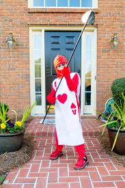 The world of alice in wonderland is, while a little strange and twisted, incredibly fun to recreate. An Easy Diy Alice In Wonderland Card Soldier Costume Hgtv