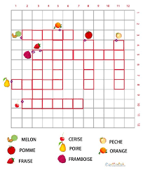 Les Fruits En Jeu Mots Croises Jeux De Fruit Apprendre Les Fruits