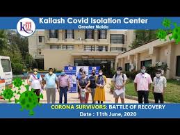 12 Covid Survivors Recovered Discharged Kailash Covid Isolation Center Greater Noida Youtube