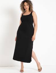 Ribbed Tank Maxi Dress Maxi Tank Dress Tank Dresses Outfit Plus Size Dresses