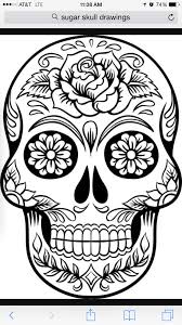 Black And White Sugar Skull Tattoo Tattoo Black And White Sugar Skull Skull Coloring Pages Sugar Skull Drawing Sugar Skull Artwork