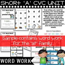 Short A Cvc Sample Unit