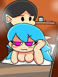 Rule 34 - Angry Black Clothing Black Eyes Black Hair Blue Hair Cyan Hair  Fangirl Fnf Fnf Mod Fnf Mods Friday Night Funkin Friday Night Funkin Mod  Light-skinned Female Light Skin Male