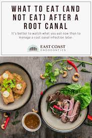 It S Better To Watch What You Eat Now Than To Manage A Root Canal Infection Later Eating Inappropriate Food Can Lead To Recovery Food Root Canal Healing Food