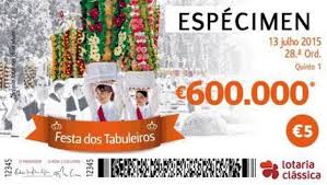 Descubra se é o feliz contemplado. Tomar Festa Dos Tabuleiros Na Lotaria Classica Dos Jogos Santa Casa Radio Hertz