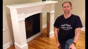 How To Install A Fireplace Mantel Youtube Installing A Fireplace Fireplace Mantels Fireplace
