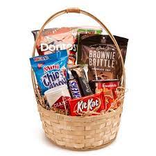 Send food, cheese, wine, gourmet and other traditional gift baskets online. Junk Food Gift Basket At Send Flowers