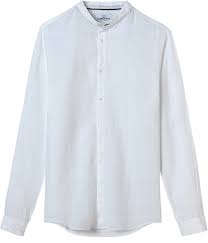 Col de chemise classique, col italien, col mao : Chemise Homme Coupe Ajustee Col Mao Marque De Qualite Europann