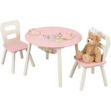Kids 3 Piece Round Table And Chair Set Round Table And Chairs Desk And Chair Set Kids Table Chair Set