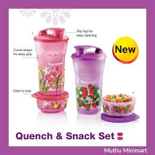 Tupperware is synonymous with malaysian household that even plastic containers are often replaced with the term tupperware. Original Tupperware Quench Snack Set Container Water Bottle Air Botol Bekas Rempah Kitchen Appliances On Carousell