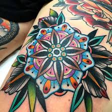As an indian it's not called 'henna tattoos' it's just henna or mehndi. Uncommon Blue Geometric Tattoos Tattoo Tattooart Tattoodesign Tattoos Tattoostyle Art Design Tattoos Body Art Tattoos Shoulder Tattoos For Women