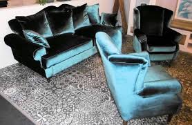 Aus viskose und seide gefertigt. Big Sofa Garnitur Mit 2 Hochlehnsesseln Planungswelten