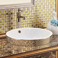 ceramic art bowl sinks for bathrooms