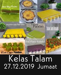 2 cawan beras pulut (500g) 1 cawan pulut hitam (100g) 3 cawan santan kemancar (380ml) 1 sudu kecil garam. Kue Talam Pulut Belajar