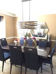 When designing your dining room, make sure to leave plenty of space in between the table and the wall. Dining Room Light Fixture Height