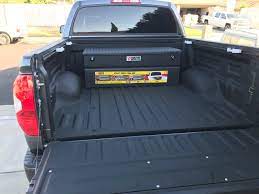 Safe, lockable toolboxes come in different styles and sizes and can be made from different materials such as steel, aluminum, and plastic. No Drill Tool Chest In Bed Toyota Tundra Forum