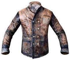Diesel Lawson Leather Vintage Jacket Men S Coat L Painting Distressed Unique Vintage Jacket Men Cafe Racer Leather Jacket Vintage Jacket