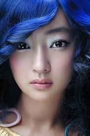 In the east, it is very unlikely without a mixed offspring. Beautiful Blue Haired Asian Girl 640x1136 Iphone 5 5s 5c Se Wallpaper Background Picture Image