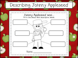 Classroom activities for teaching about johnny appleseed. Johnny Appleseed Day Describing Words Dice Games Describing Words Apple Seeds Johnny Appleseed