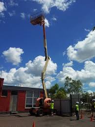 Ewp Training At Our Darwin Facility The Model In This Photo Is A Jlg 11m Boom Type Ewp Construction Train Facility