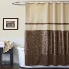 Overstock Com Online Shopping Bedding Furniture Electronics Jewelry Clothing More Brown Shower Curtain Lush Decor Fabric Shower Curtains