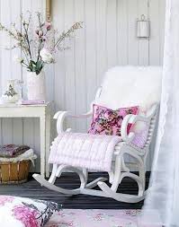 Sedia A Dondolo Mobili Shabby Chic Sedia A Dondolo Shabby Chic Vintage