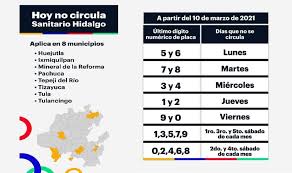 Es la restitución del hoy no circula ha traído una animadversión aparentemente unánime contra la came y en especial contra el jefe de gobierno de la ciudad de méxico, miguel ángel mancera. Hoy No Circula Hidalgo Lunes 15 De Marzo