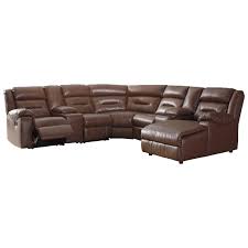 Signature Design By Ashley Coahoma 7 Piece Sectional With Storage Consoles Becker Furniture World With Images Sectional Sofa With Recliner Furniture Mattress Furniture