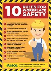 Thsp's download centre offers a wide range of free downloadable workplace health and safety poster including dse, manual handling and many more. Workplace Safety Posters Alsco New Zealand