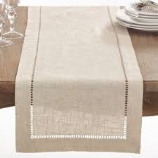 Saro Lifestyle Toscana 72 Inch Table Runner Linen Table Runner Table Runners Farmhouse Table Runners